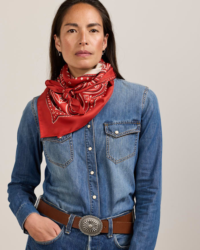 RODEO SPIRIT SILK SCARF